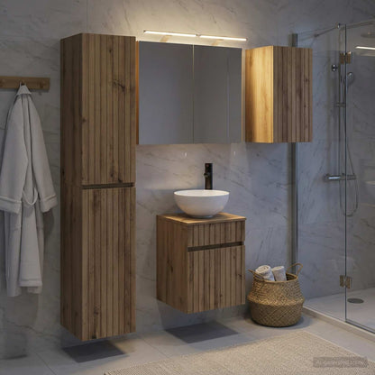 Bathroom Cabinet Set 5 pcs Artisan Oak Engineered Wood