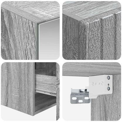 Bathroom Cabinet Set 5 pcs Grey Sonoma Engineered Wood