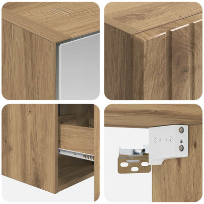 Bathroom Cabinet Set 5 pcs Artisan Oak Engineered Wood