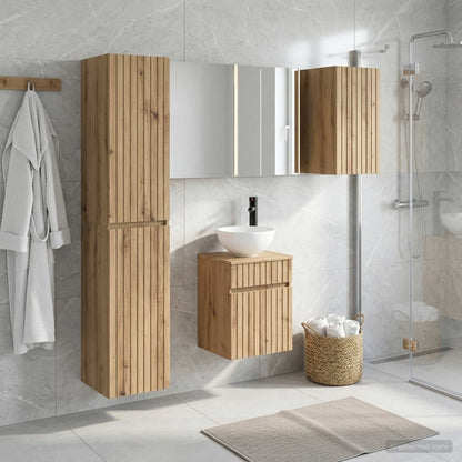 Bathroom Cabinet Set 5 pcs Artisan Oak Engineered Wood