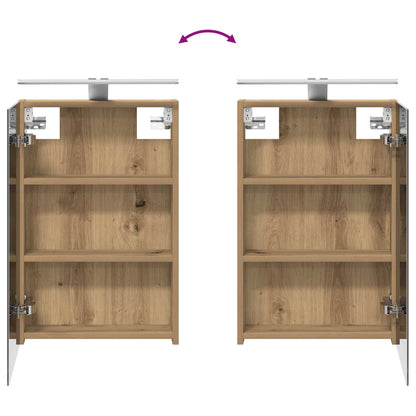 Bathroom Cabinet Set 4 pcs Artisan Oak Engineered Wood