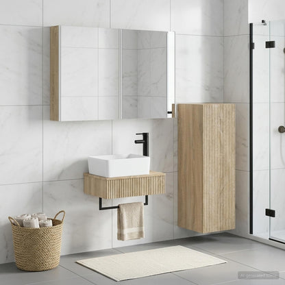 Bathroom Furniture Set 4 pcs Sonoma Oak