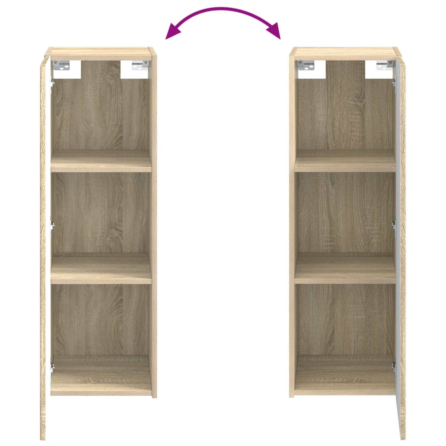 Bathroom Furniture Set 4 pcs Sonoma Oak