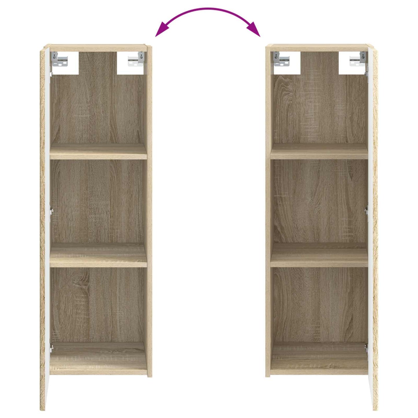 Bathroom Furniture Set 4 pcs Sonoma Oak