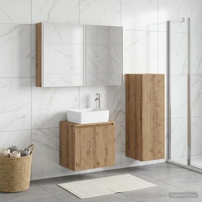 Bathroom Furniture Set 4 pcs Artisan Oak