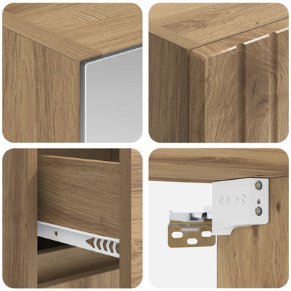 Bathroom Furniture Set 4 pcs Artisan Oak