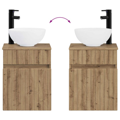 Bathroom Furniture Set 4 pcs Artisan Oak