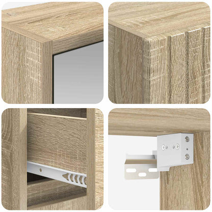 Bathroom Furniture Set 4 pcs Sonoma Oak