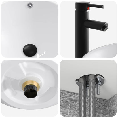 Bathroom Furniture Set 4 pcs Grey Sonoma