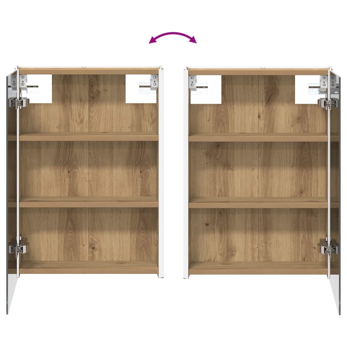 Bathroom Furniture Set 4 pcs Artisan Oak