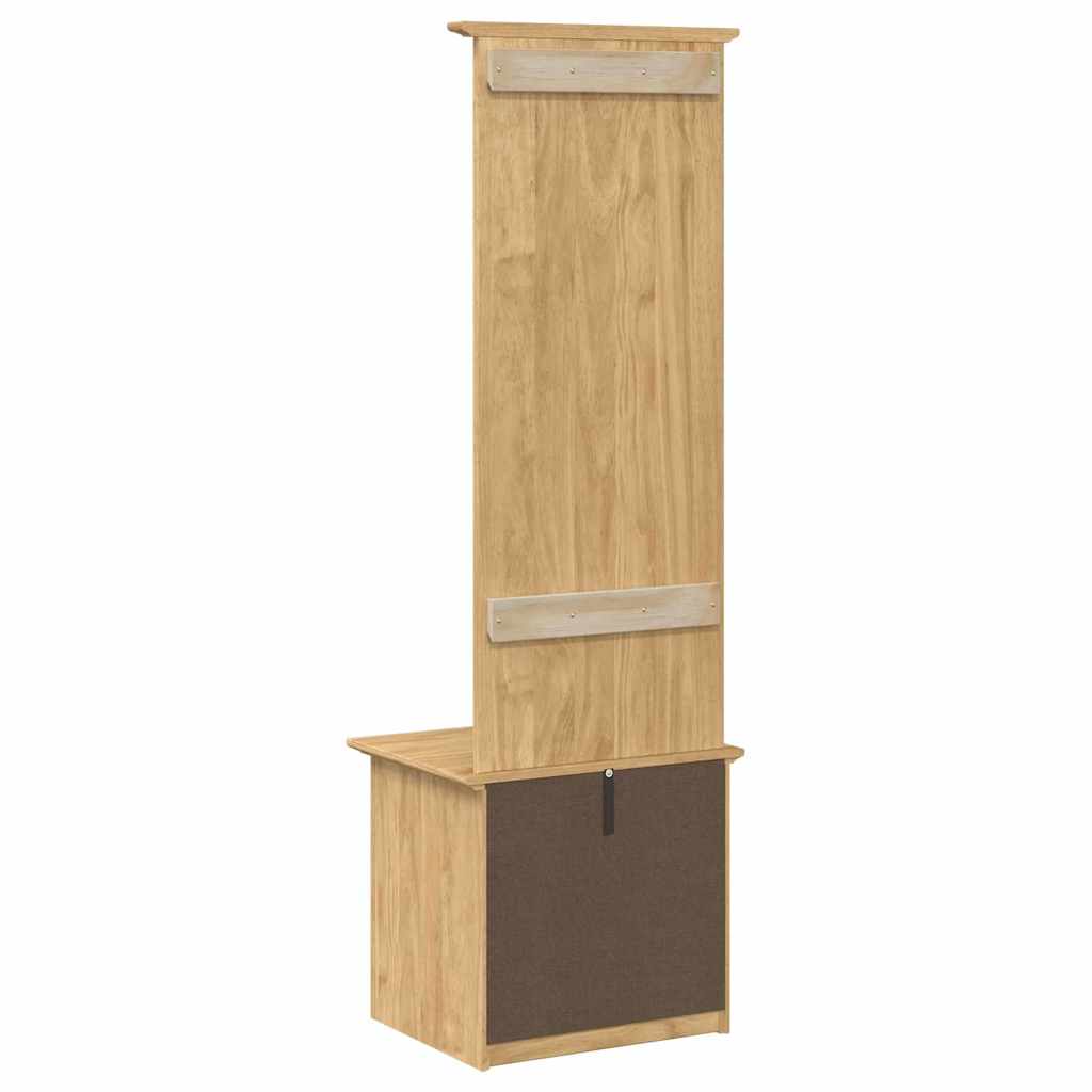 Hallway Cabinet BODO Honey Brown 50 x 40 x 156.7 cm