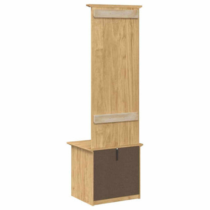 Hallway Cabinet BODO Honey Brown 50 x 40 x 156.7 cm