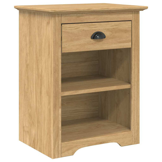 Bedside Cabinet BODO Honey Brown 53 x 38.5 x 67 cm