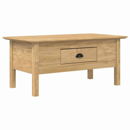 Coffee Table BODO Honey Brown 100 x 55 x 45.8 cm