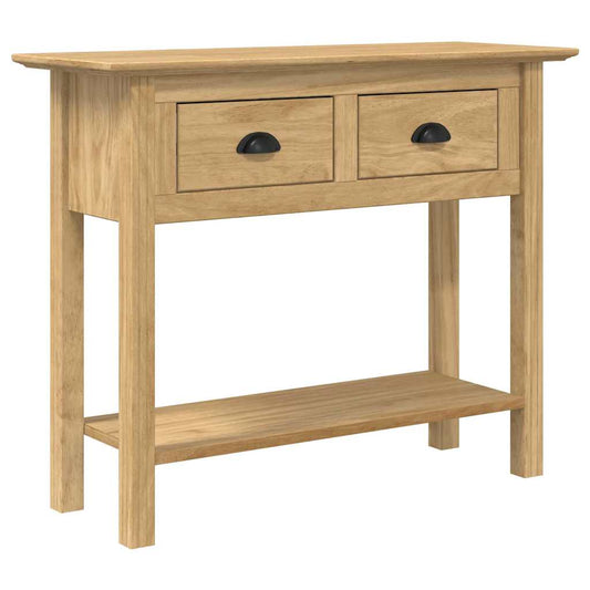 Console Table BODO Honey Brown 91 x 34.7 x 74 cm