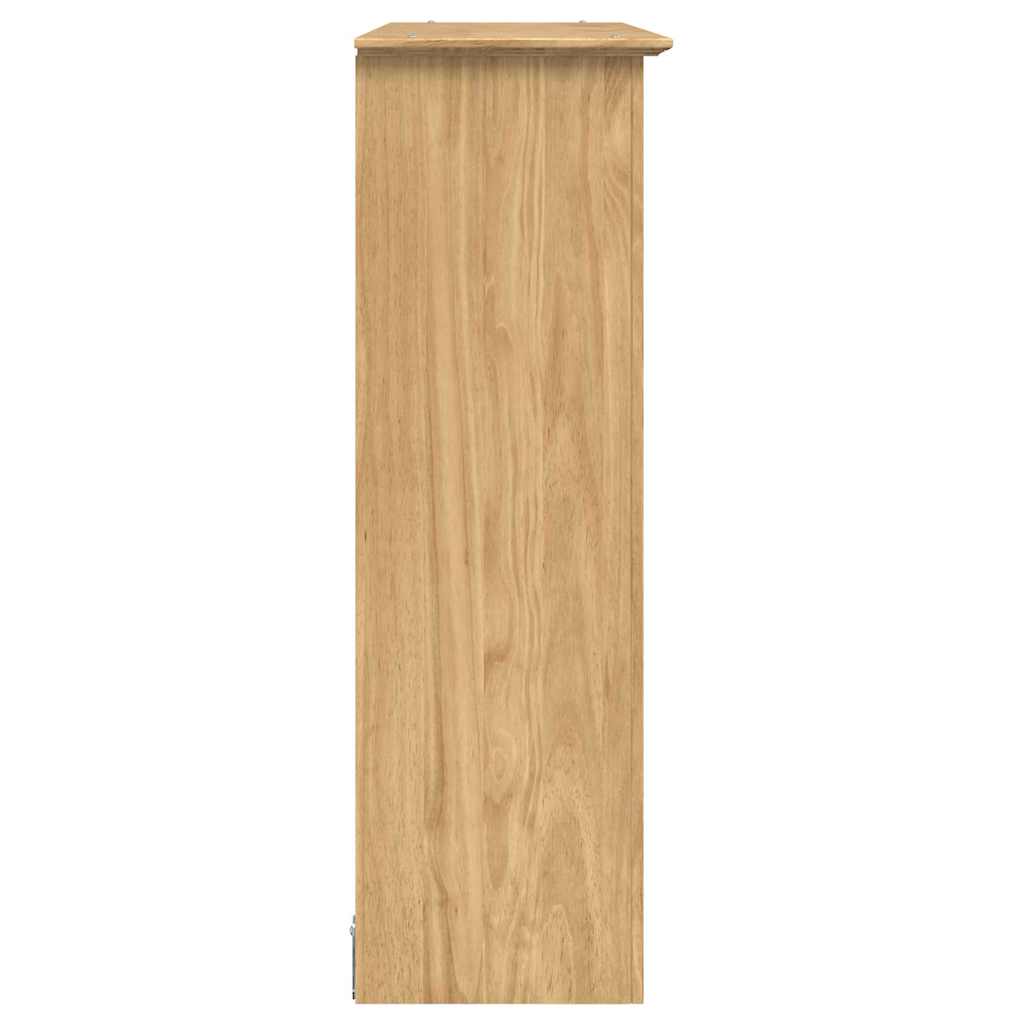 Cabinet with Glass Doors BODO Honey Brown