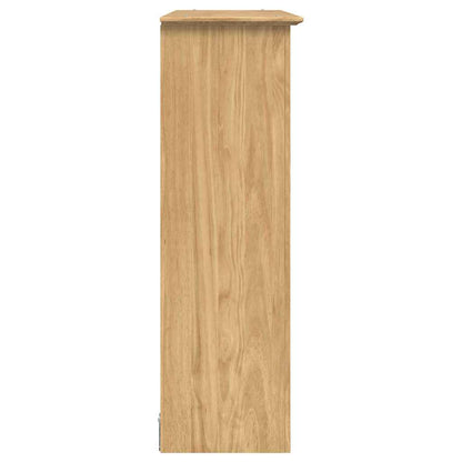 Cabinet with Glass Doors BODO Honey Brown