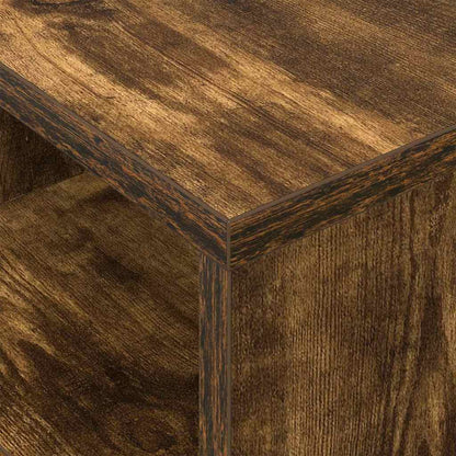 End Table 2 pcs Smoked Oak 30.5 x 30 x 45 cm Engineered Wood