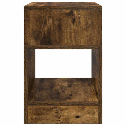 End Table 2 pcs Smoked Oak 30.5 x 30 x 45 cm Engineered Wood
