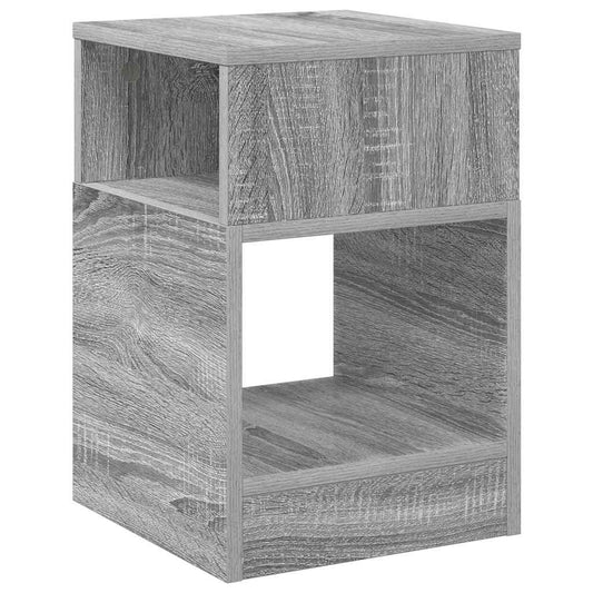 End Table Grey Sonoma 30.5 x 30 x 45 cm Engineered Wood