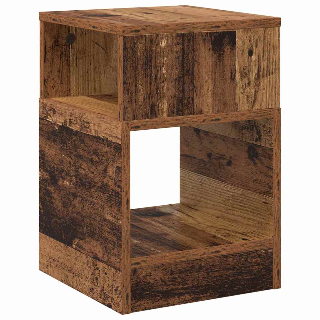 End Table Old Wood 30.5 x 30 x 45 cm Engineered Wood