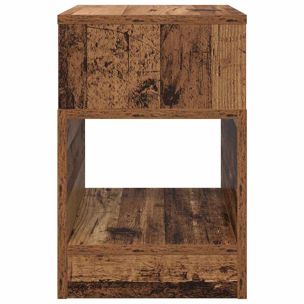 End Table Old Wood 30.5 x 30 x 45 cm Engineered Wood