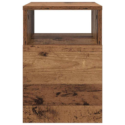 End Table 2 pcs Old Wood 30.5 x 30 x 45 cm Engineered Wood