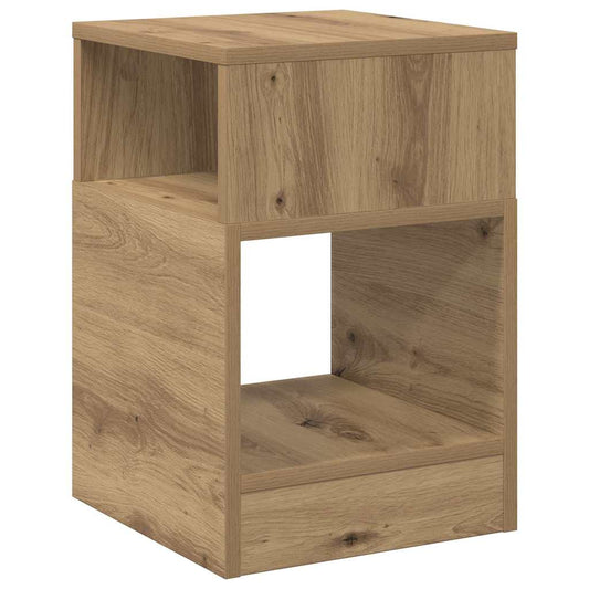 End Table Artisan Oak 30.5 x 30 x 45 cm Engineered Wood