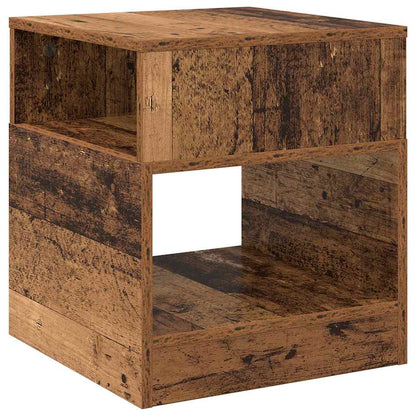 End Table Old Wood 40.5 x 40 x 45 cm Engineered Wood