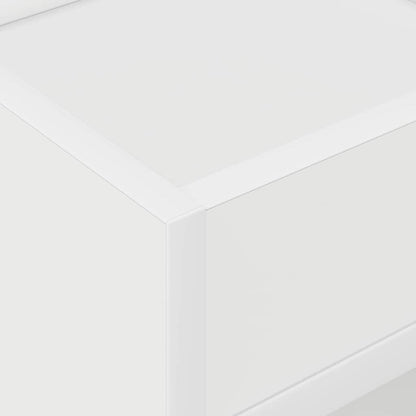 End Table 2 pcs White 30 x 30 x 56 cm Engineered Wood