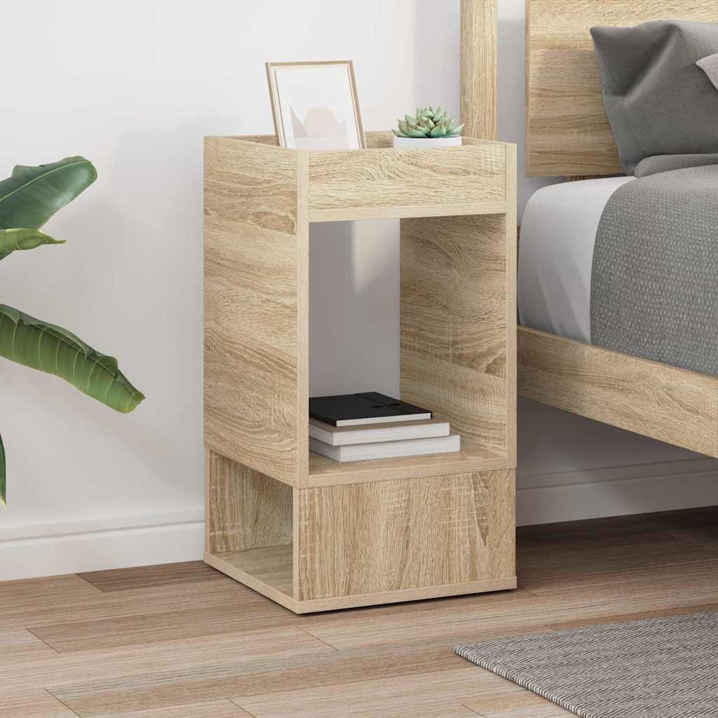 End Table Sonoma Oak 30 x 30 x 56 cm Engineered Wood