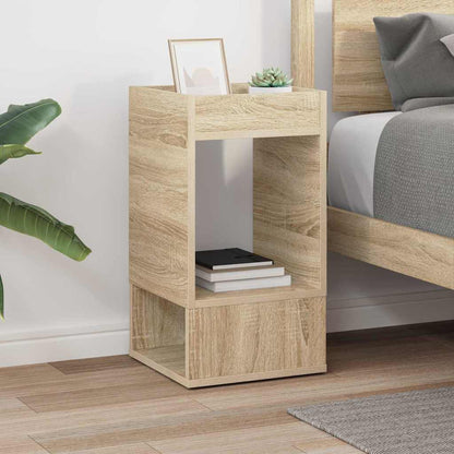 End Table Sonoma Oak 30 x 30 x 56 cm Engineered Wood