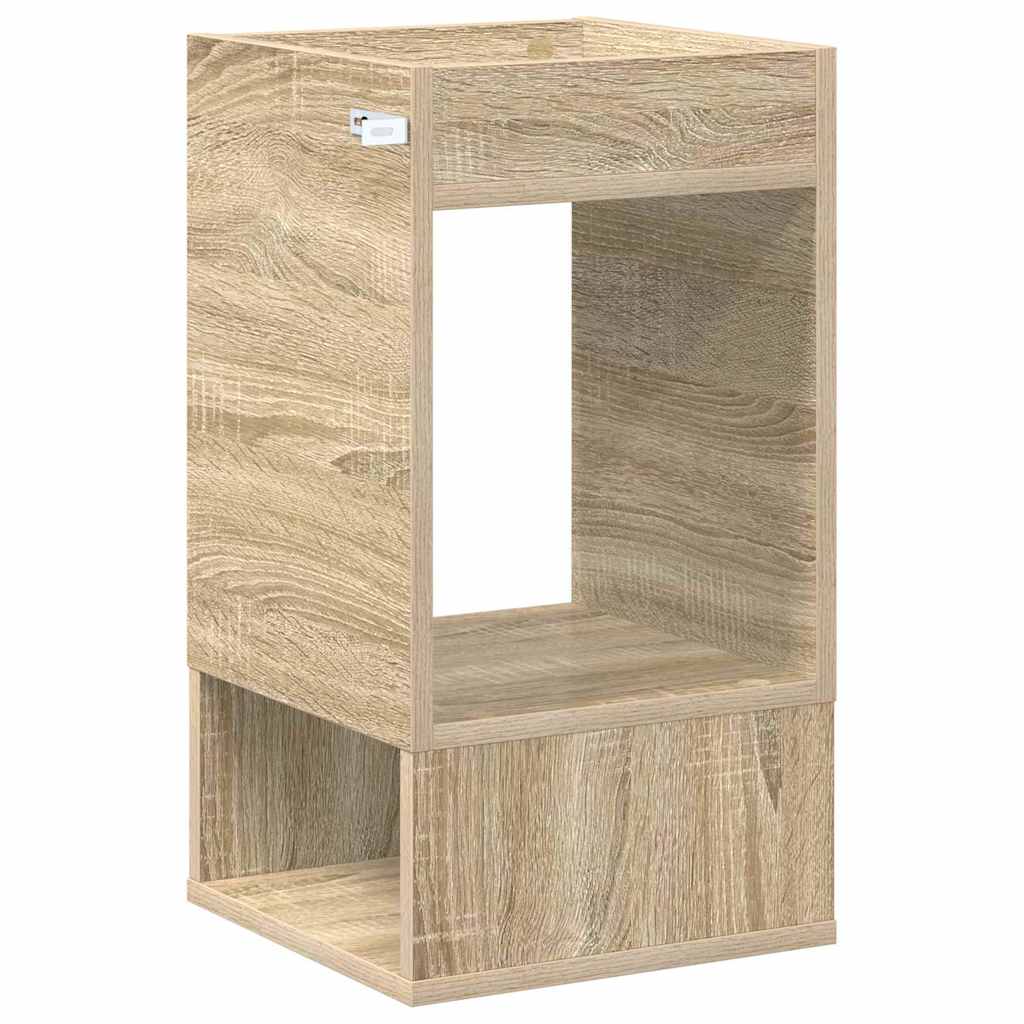 End Table Sonoma Oak 30 x 30 x 56 cm Engineered Wood