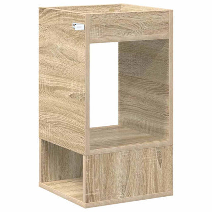 End Table Sonoma Oak 30 x 30 x 56 cm Engineered Wood