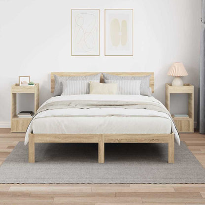 End Table 2 pcs Sonoma Oak 30 x 30 x 56 cm Engineered Wood