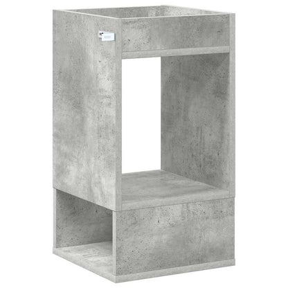 End Table 2 pcs Concrete Grey 30 x 30 x 56 cm Engineered Wood