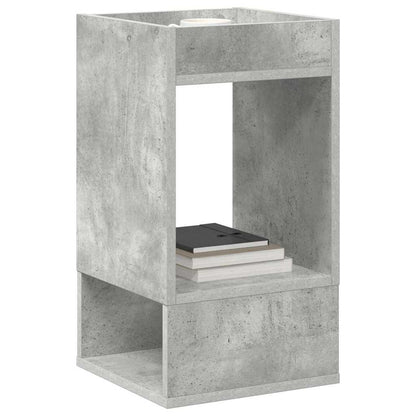 End Table 2 pcs Concrete Grey 30 x 30 x 56 cm Engineered Wood