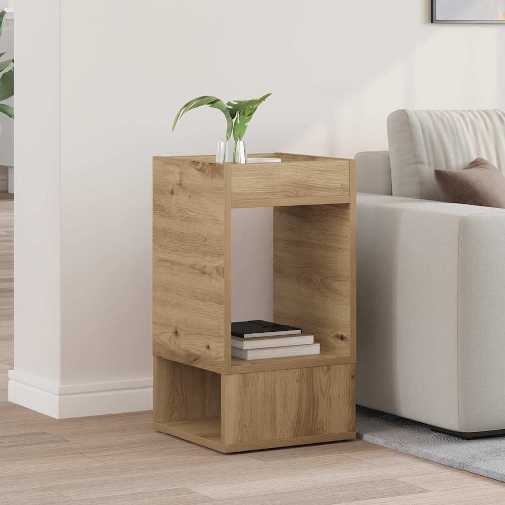 End Table Artisan Oak 30 x 30 x 56 cm Engineered Wood