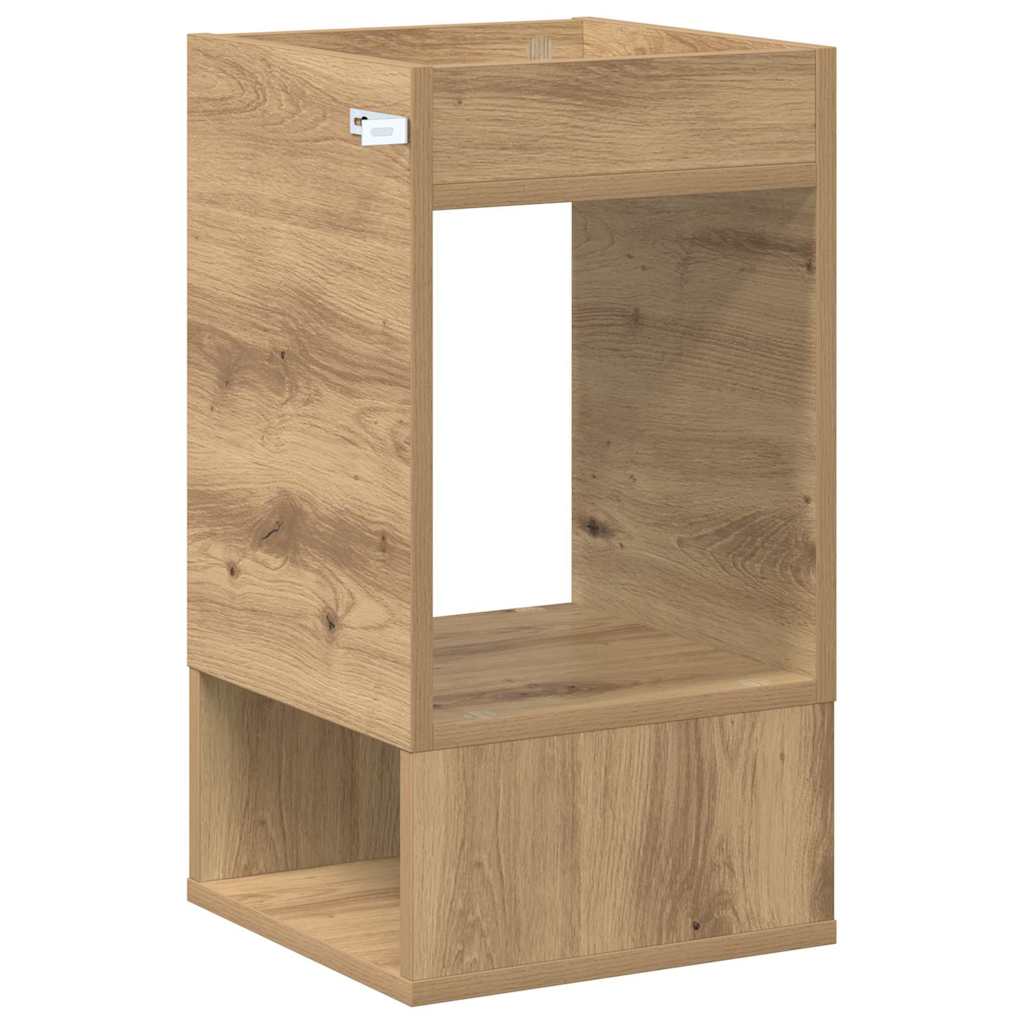 End Table Artisan Oak 30 x 30 x 56 cm Engineered Wood