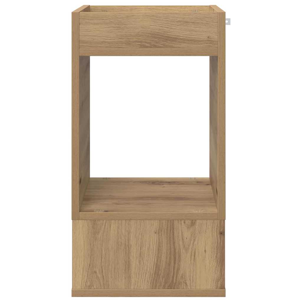 End Table Artisan Oak 30 x 30 x 56 cm Engineered Wood