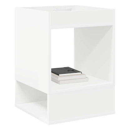 End Table 2 pcs White 40 x 40 x 56 cm Engineered Wood