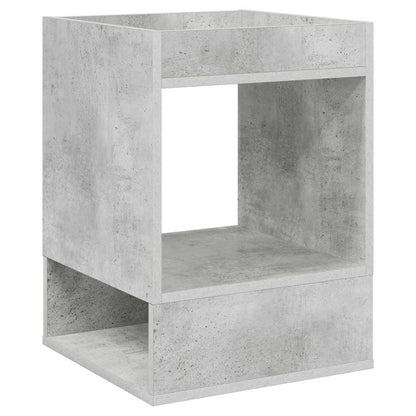 End Table 2 pcs Concrete Grey 40 x 40 x 56 cm Engineered Wood