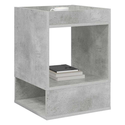 End Table 2 pcs Concrete Grey 40 x 40 x 56 cm Engineered Wood