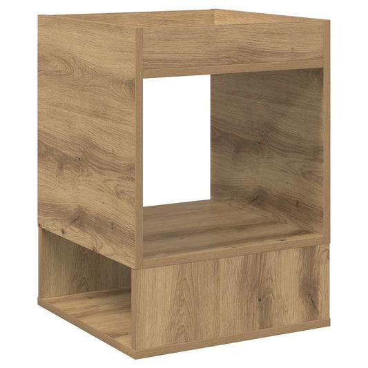 End Table Artisan Oak 40 x 40 x 56 cm Engineered Wood