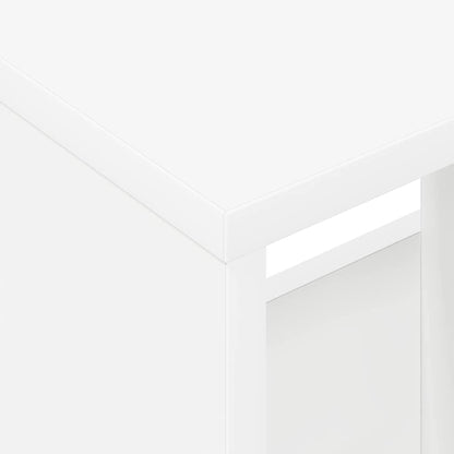 Magazine Rack White 35 x 30 x 45 cm