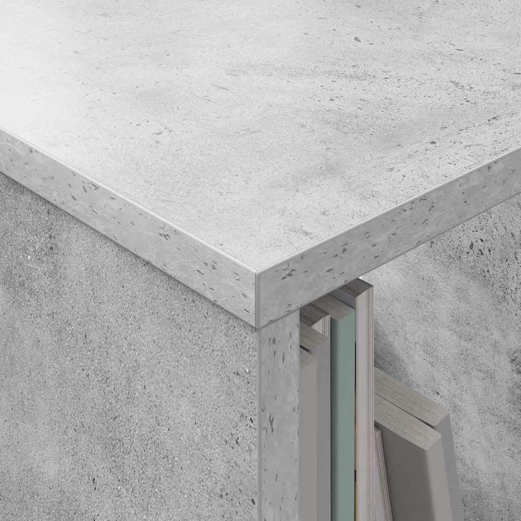 Magazine Rack 2 pcs Concrete Grey 35 x 30 x 45 cm