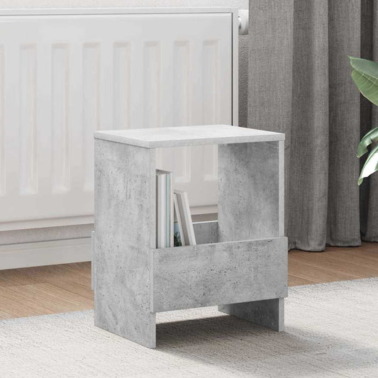 Magazine Rack 2 pcs Concrete Grey 35 x 30 x 45 cm