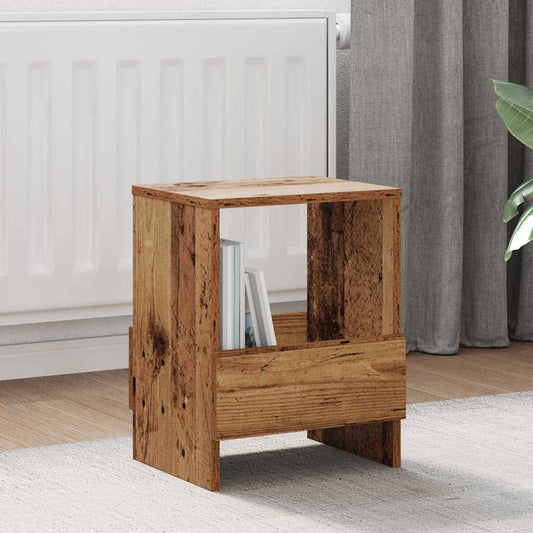 Magazine Rack 2 pcs Old Wood 35 x 30 x 45 cm