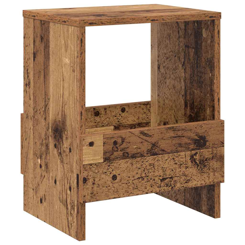 Magazine Rack 2 pcs Old Wood 35 x 30 x 45 cm
