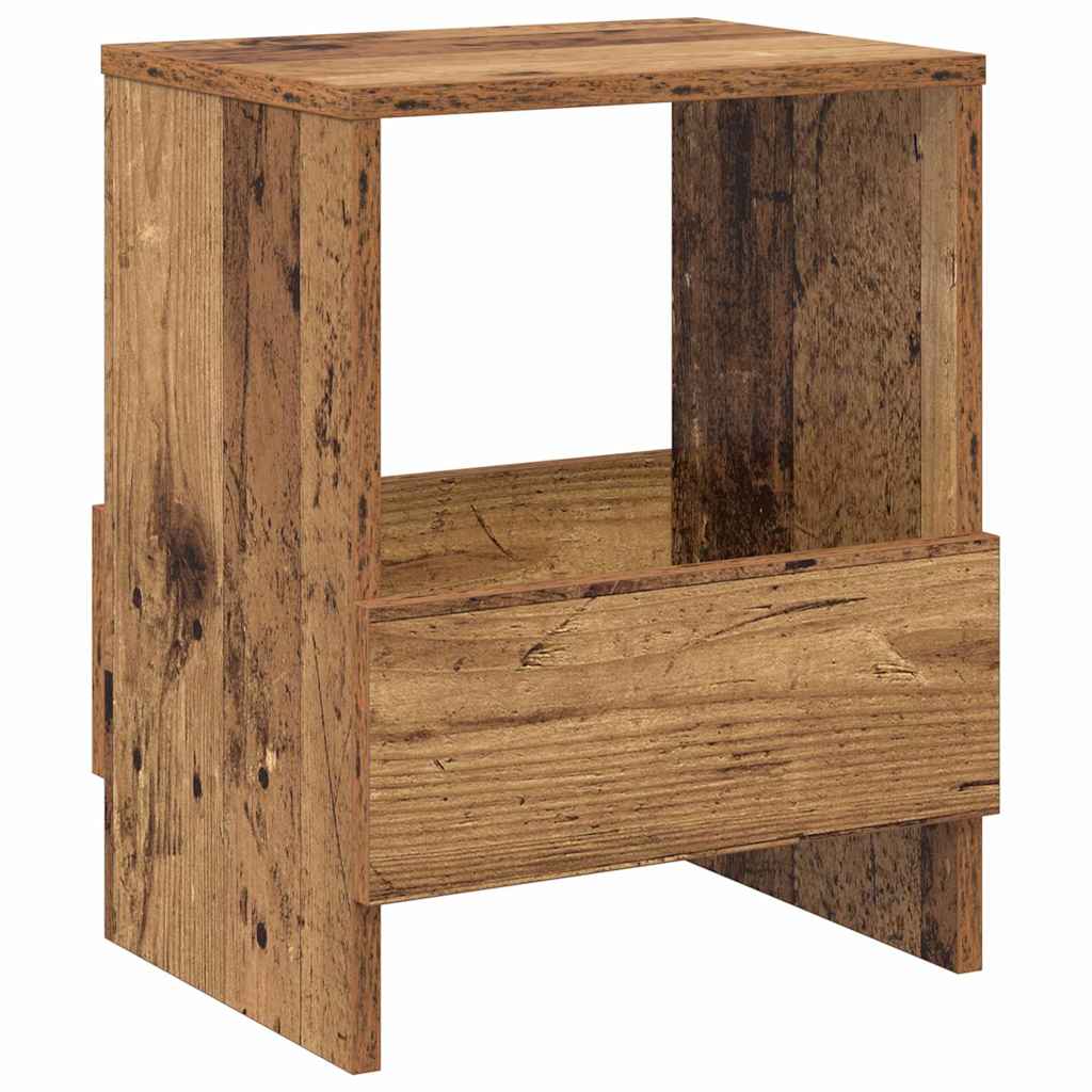 Magazine Rack 2 pcs Old Wood 35 x 30 x 45 cm